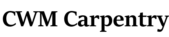 CWM Carpentry